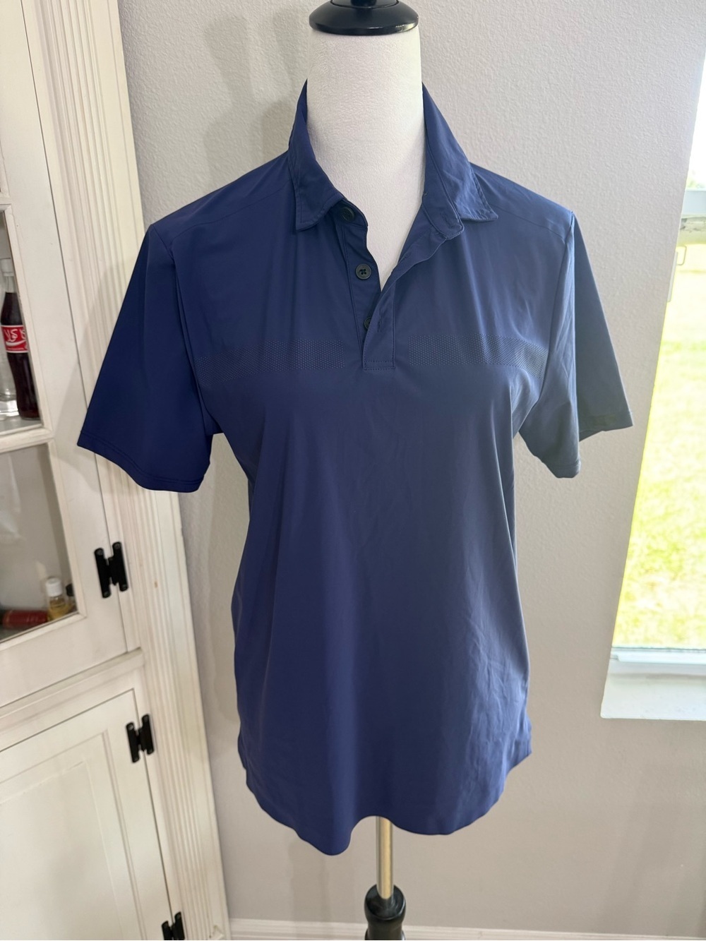 Rhône -Navy Short Sleeve Polo Top